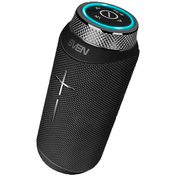 Speaker SVEN PS-280, black (12W, TWS, Bluetooth, FM, USB, microSD, 2400mA*h); SV-020521