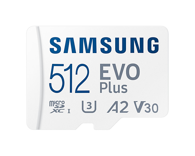 Samsung EVO Plus 512 GB MicroSDXC UHS-I Klass 10