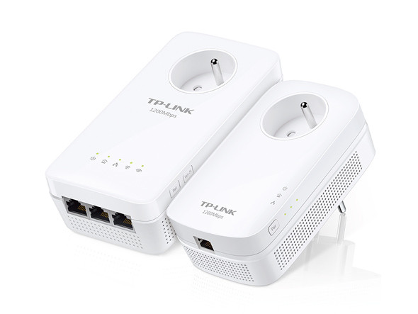 TP-LINK AV1200 1200 Mbit/s Ethernet LAN WiFi Valge 2 tk