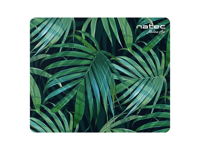 Natec Mouse Pad, Photo, Modern Art - Palm Tree, 220x180 mm Natec Mouse Pad Modern Art - Palm Tree Black