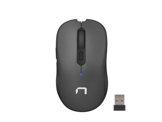 Natec Mouse, Robin, Wireless, 1600 DPI, Optical, Black