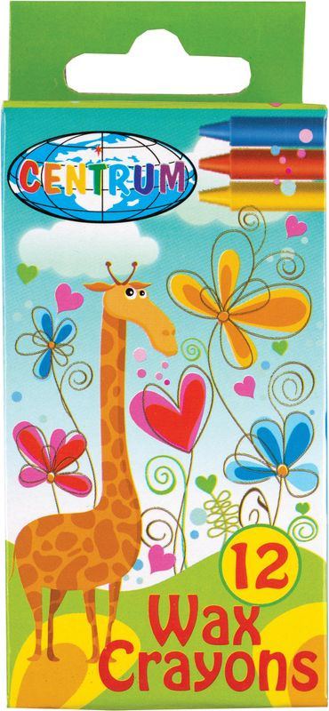 Vaha värvipliiatsid CENTRUM Giraffe, 12 värvi