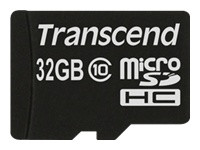 TRANSCEND 32GB micro SDHC Card Class 10