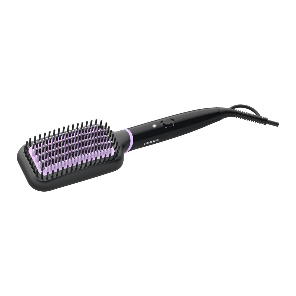 Philips StyleCare Essential Heated straightening brush BHH880/00 Ceramic heating system, Temperature (max) 200 °C, Number of heating levels 2, Black