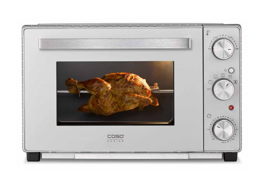 Caso Compact oven TO 32 SilverStyle 32 L, Electric, Easy Clean, Manual, Height 34.5 cm, Width 54 cm, Silver