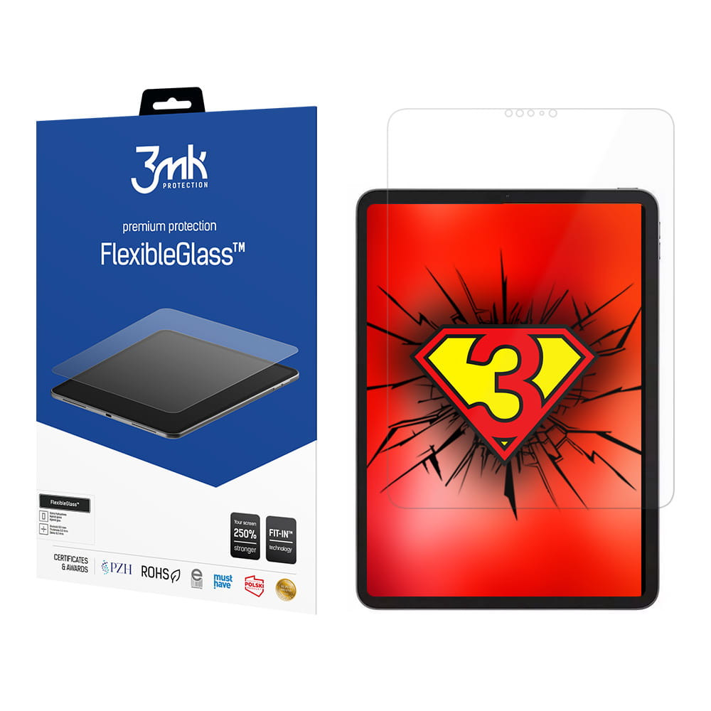 3MK Apple iPad Pro 11" 3rd gen., Glass Screen protector, iPad Pro 11" 3rd gen., Tempered glass, Transparent