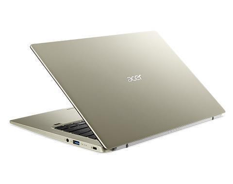 Acer Swift 1 SF114-34-P1B9 Sülearvuti 35,6 cm (14") Full HD Intel® Pentium® Silver 8 GB LPDDR4x-SDRAM 256 GB SSD Wi-Fi 6 (802.11ax) Windows 11 Home Kuld