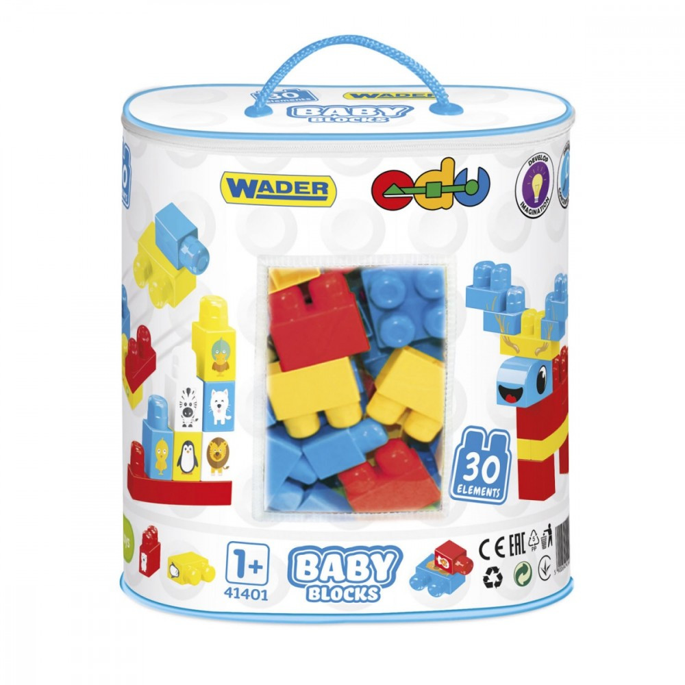 Wader Baby Blocks with in the bag 30 pcs