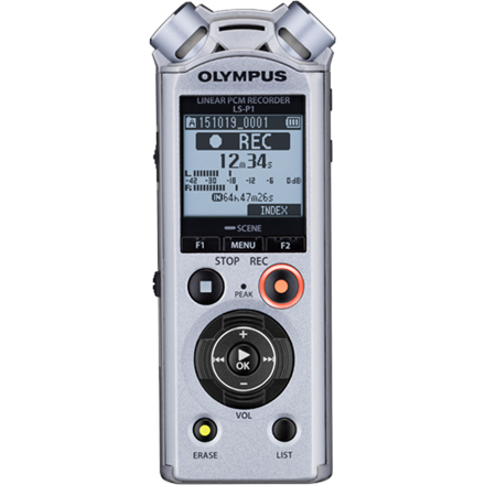 Olympus LS-P1 LCD Microphone connection 96kHz/24bit Linear PCM Digital Stereo