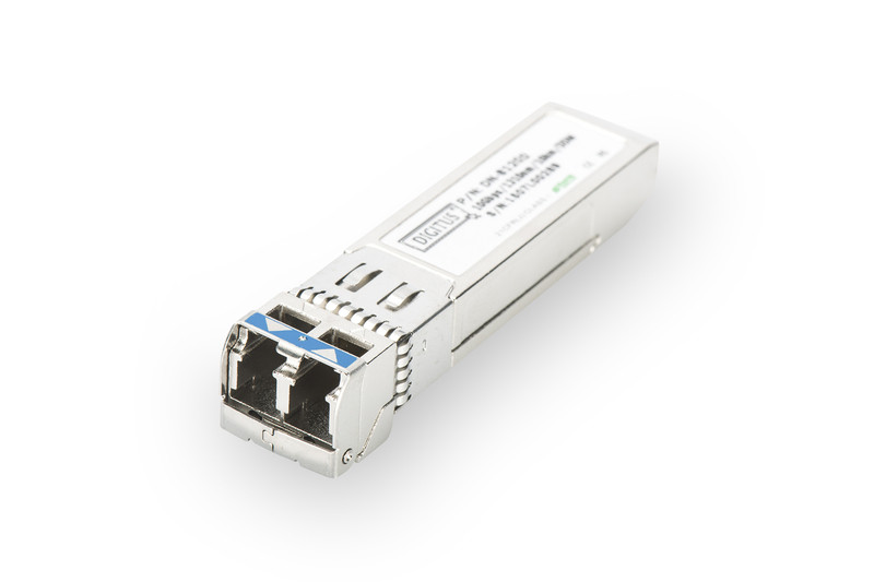 Digitus Mini SFP+ Module DN-81200 Multimode DDM LC Duplex Connector, 10000 Mbit/s, Wavelength 850 nm, Maximum transfer distance 300 m