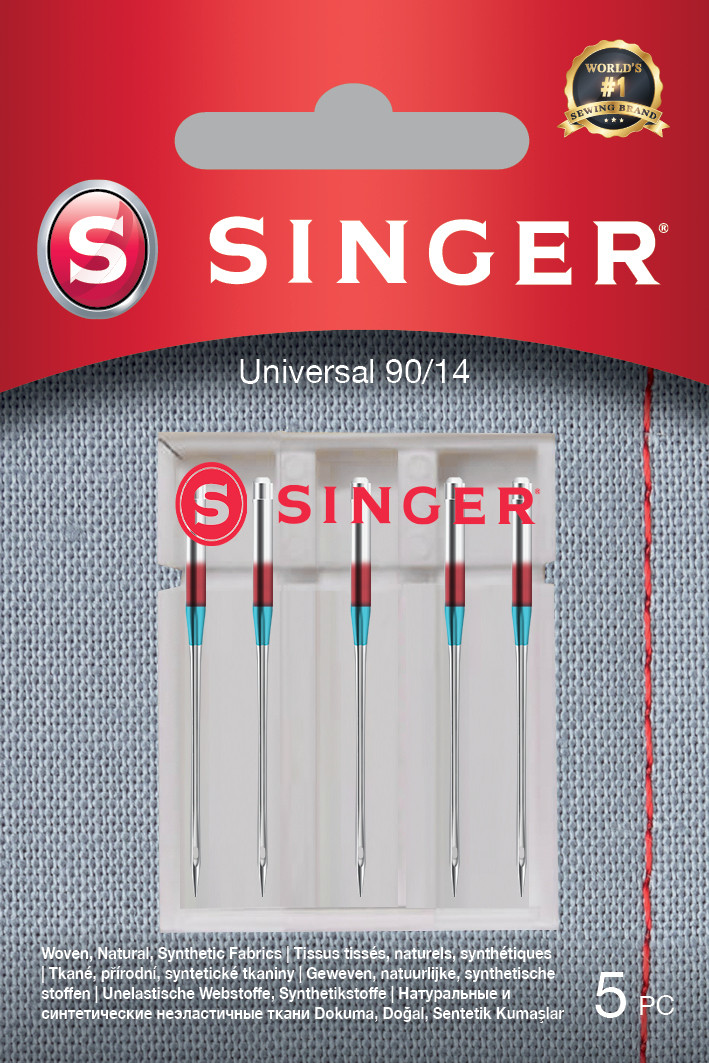 Singer | Universal Needle for Woven Fabrics 90/14 5PK
