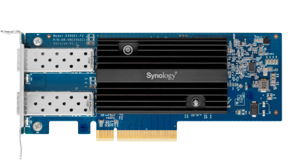 Synology | E10G21-F2 Dual Port 10Gb SFP+ PCIe Network Interface Card | PCIe 3.0 x8
