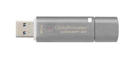 Kingston Mälupulk USB3 8GB/LOCKER+G3 DTLPG3/8GB