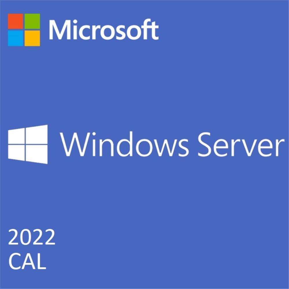 DELL 5-pack of Windows Server 2022/2019 User CALs (STD or DC) Cus Kit Kliendi juurdepääsulitsents (CAL) 5 litsents(i) Litsents