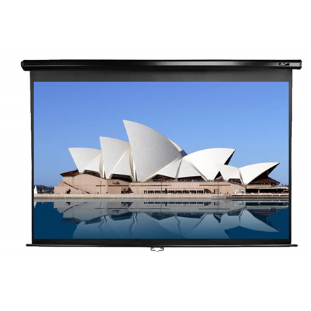 Elite Screens Manual Series M100UWH Diagonal 100 ", 16:9, Viewable screen width (W) 221 cm, Black