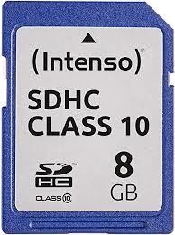 Intenso Mälukaart SDHC 8GB C10/3411460