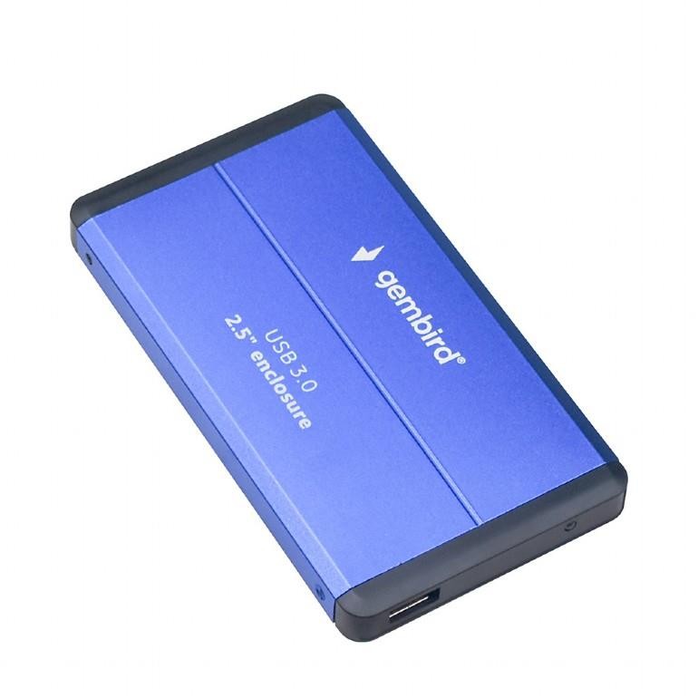 Gembird Väline kõvakettakarp USB3 2.5"/Blue EE2-U3S-2-B