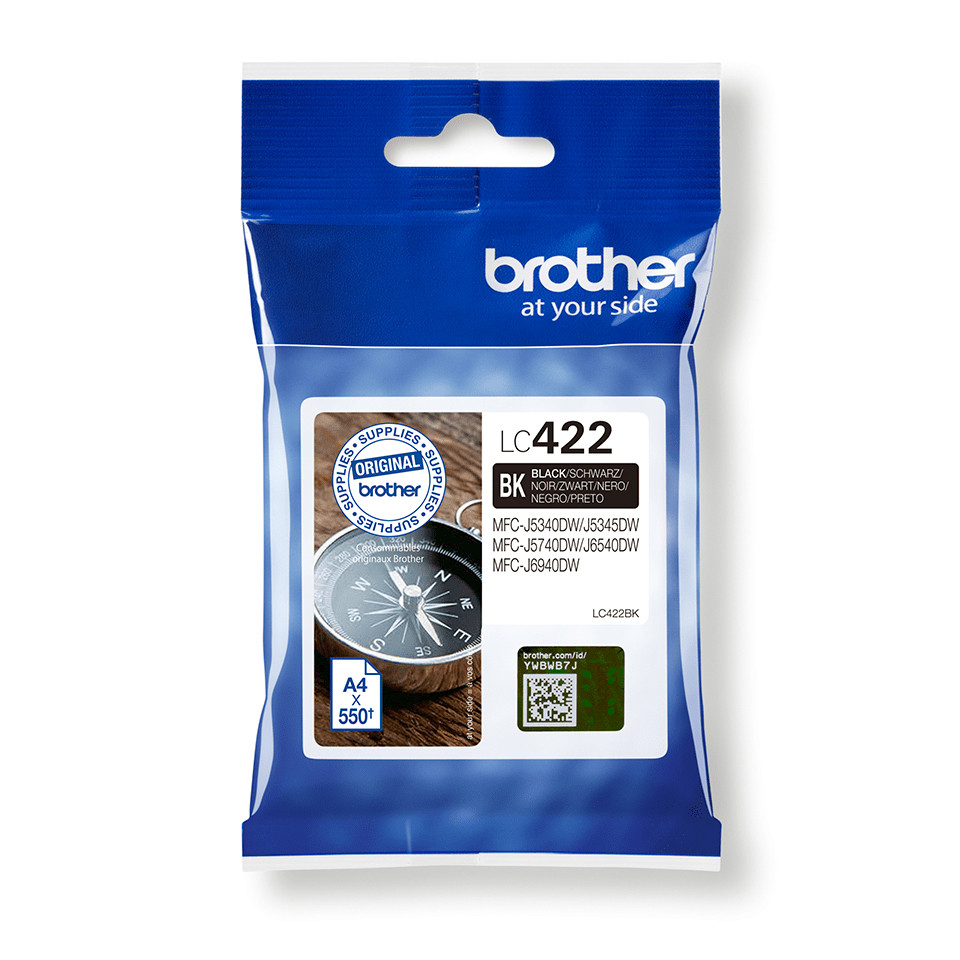 BROTHER LC422BK Ink For BH19M/B