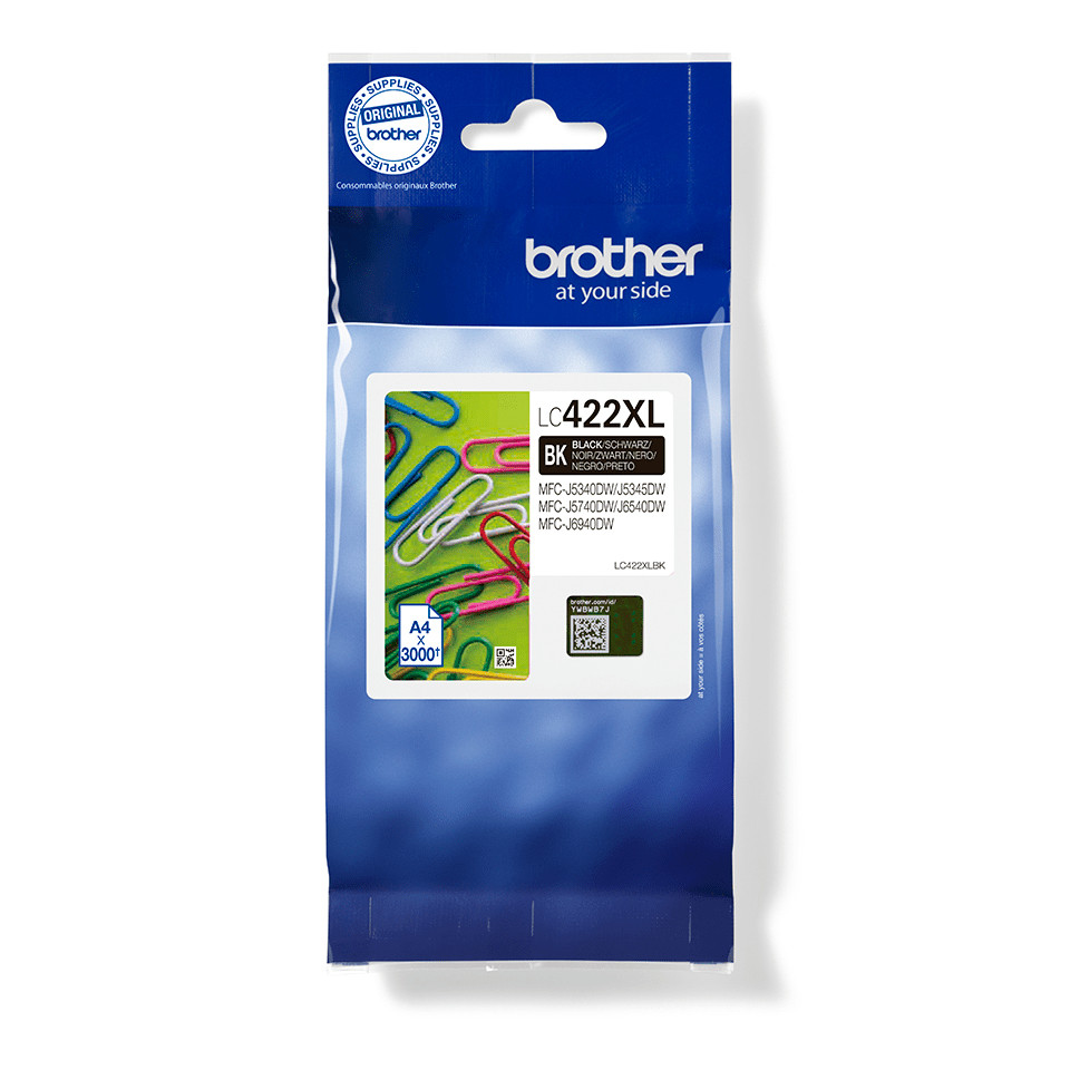 BROTHER LC422XLBK HY Ink For BH19M/B