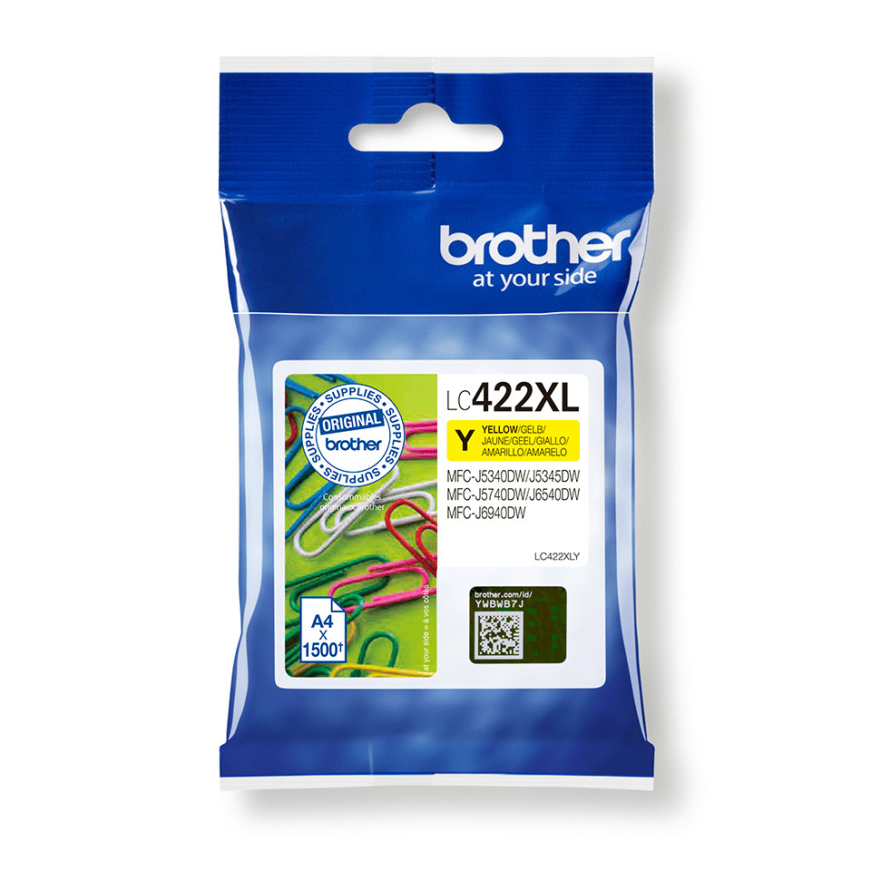 BROTHER LC422XLY HY Ink For BH19M/B