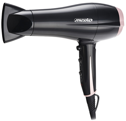 Mesko Hair Dryer MS 2249 2000 W Number of temperature settings 3 Black/Pink