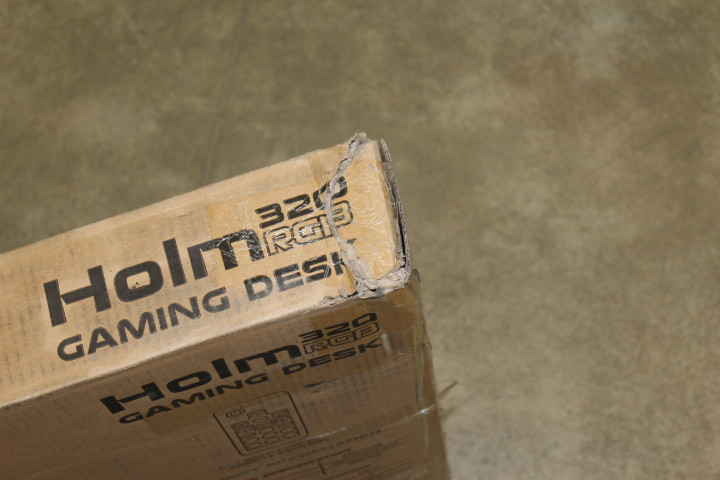 SALE OUT. | Genesis | Gaming Desk | Holm 320 RGB | White | UNPACKED, DAMAGED PACKAGING, SCRATCHED DESK TOP | 24 month(s)