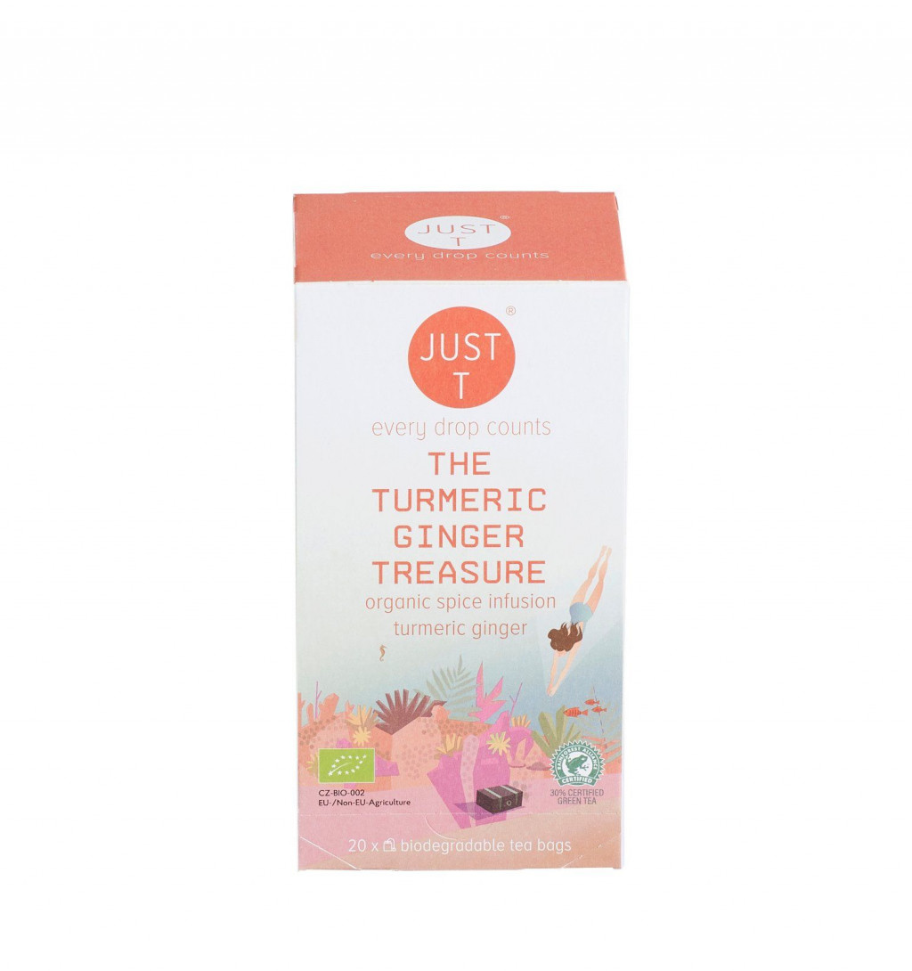 Tee JUST T, THE TURMERIC GINGER TREASURE,  20tk (436181)