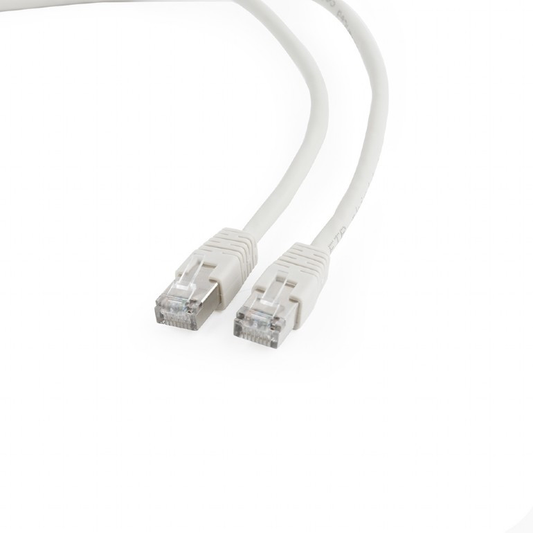 Cablexpert FTP Cat6 Patch cord Perfect connection; Foil shielded - for a reliable connection; Gold plated contacts 2 m White