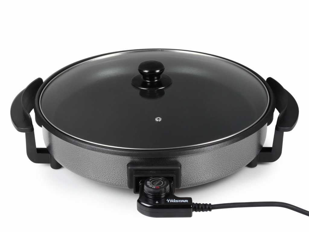 Tristar | Multifunctional grill pan | PZ-2964 | Diameter 40 cm | Grill | 1500 W | Lid included | Fixed handle | Black