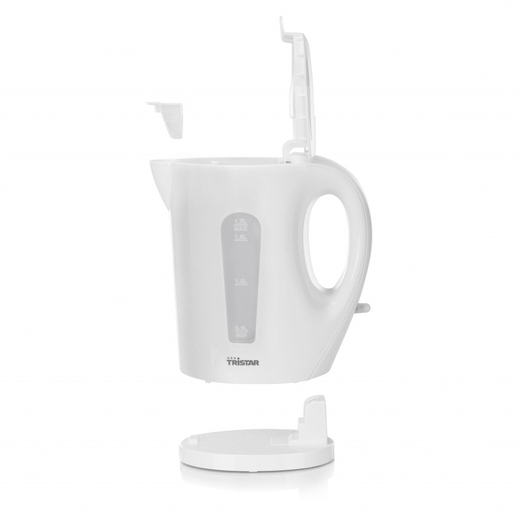 Tristar | Jug Kettle | WK-3380 | Electric | 2200 W | 1.7 L | Plastic | 360° rotational base | White