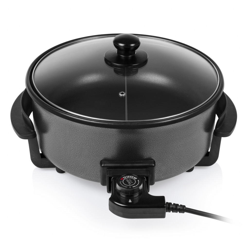 Tristar | Multifunctional grill pan XL | PZ-9135 | Diameter 30 cm | Grill | 1500 W | Lid included | Fixed handle | Black