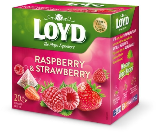 Tee LOYD vaarika- ja maasikamaitseline 20 x 2g