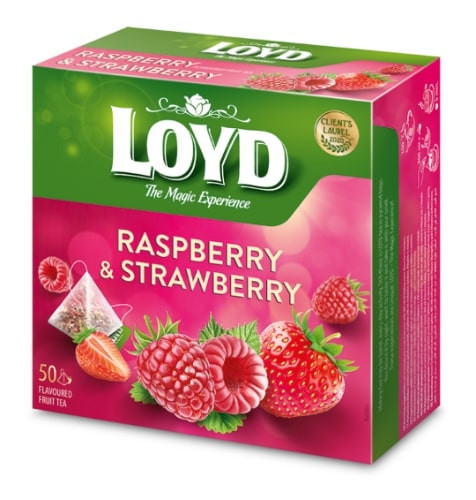 Tee LOYD vaarika- ja maasikamaitseline 50 x 2g