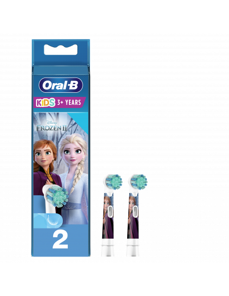 Oral-B | EB10 2 Frozen II | Toothbruch replacement | Heads | For kids | Number of brush heads included 2 | Number of teeth brushing modes Does not apply