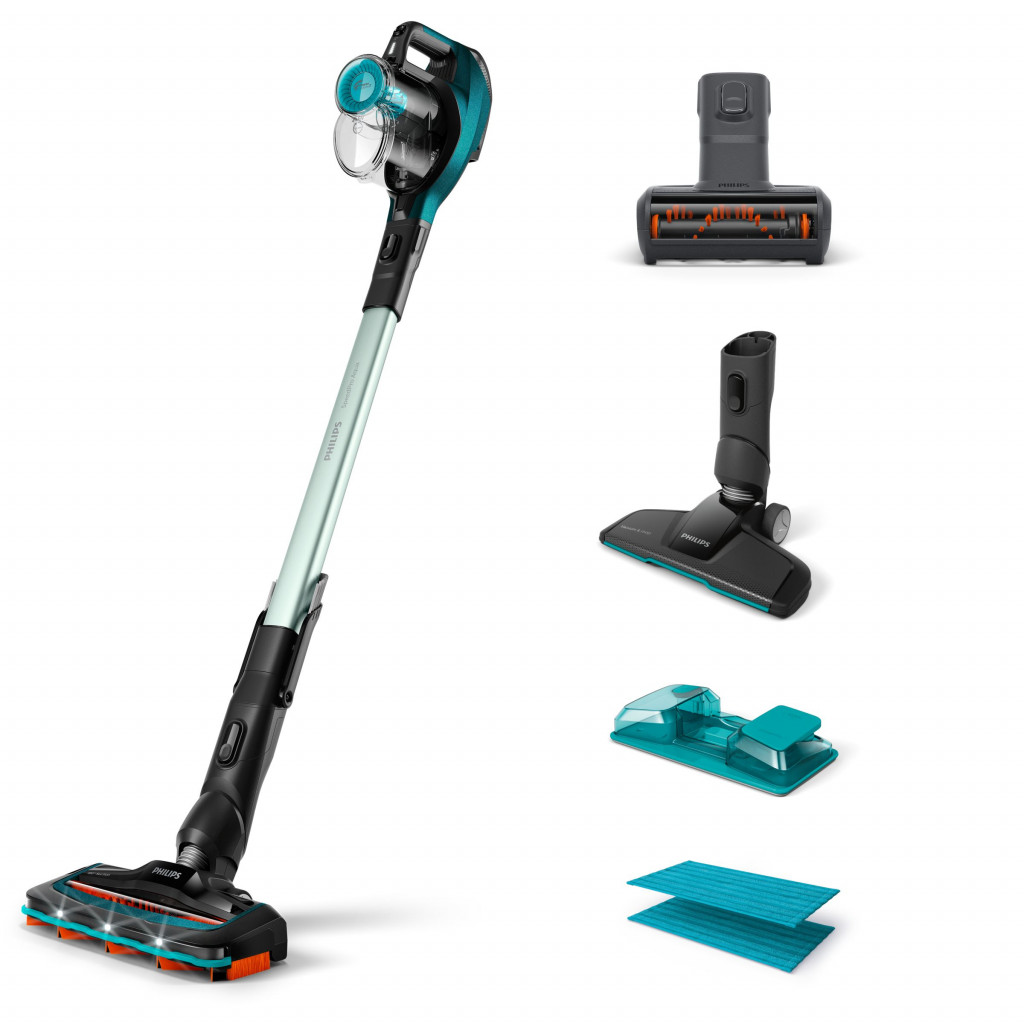 Philips | Vacuum Cleaner | FC6729/01 SpeedPro Aqua | Cordless operating | Handstick | 21.6 V | Operating time (max) 50 min | Shiny dark opal