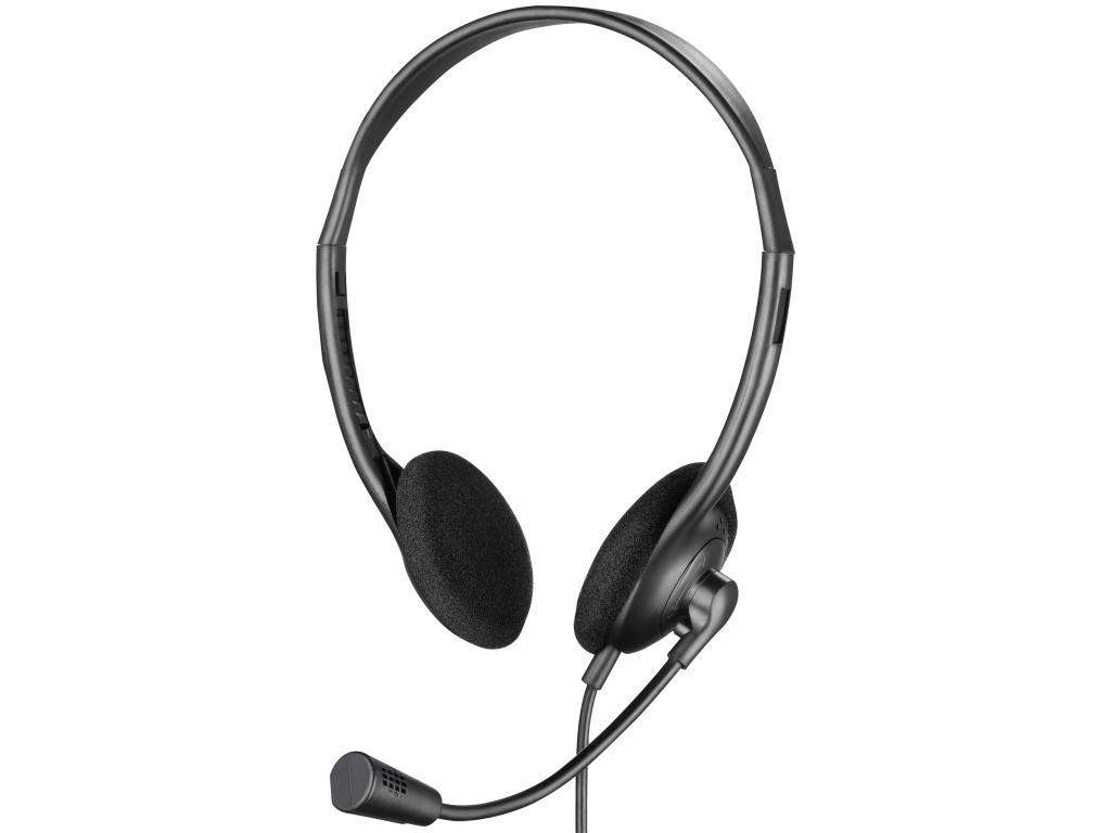 Sandberg 825-30 kõrvaklapid ja peakomplekt Juhtmega ühendatud Peavõru Kontor/kõnekeskus Must