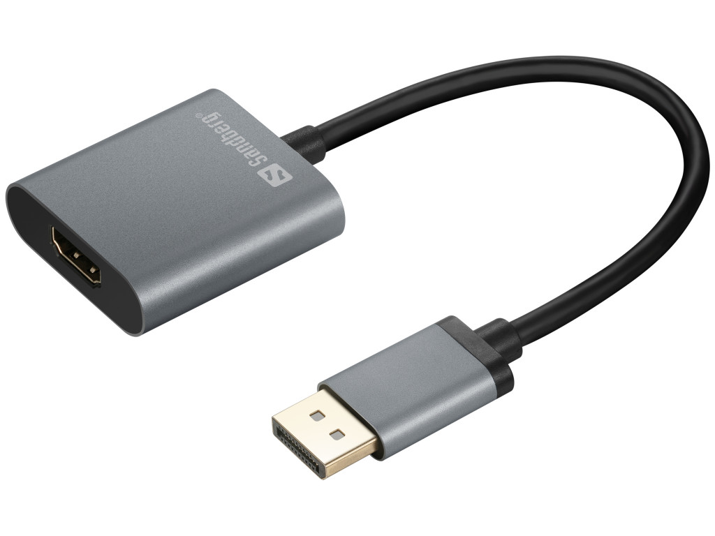Sandberg 509-19 videokaabliadapter DisplayPort HDMI tüüp A (Standard) Hall