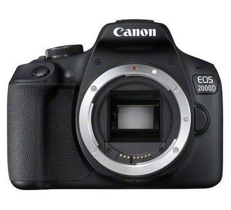 Canon EOS 2000D BK BODY EU26 SLR-kaamera korpus 24,1 MP CMOS 6000 x 4000 pikslit Must