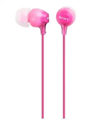 Sony | EX series | MDR-EX15LP | In-ear | Pink