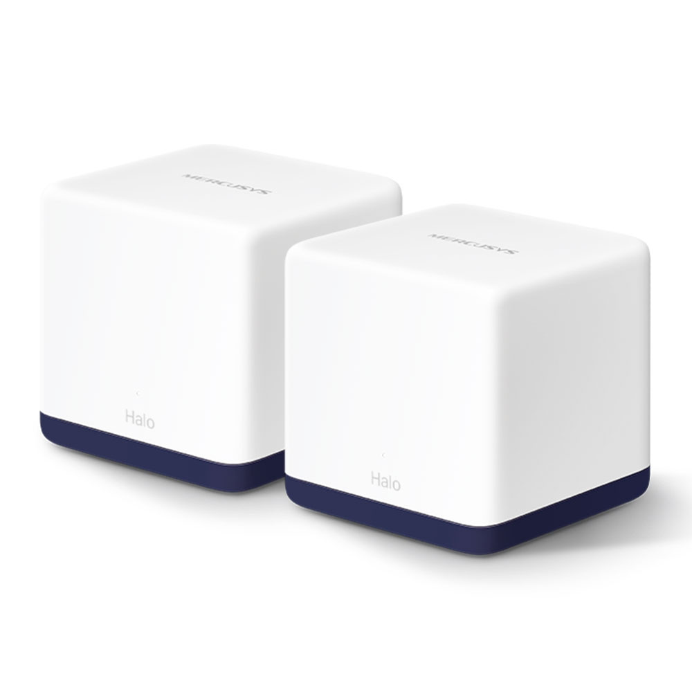 Mercusys | AC1900 Whole Home Mesh Wi-Fi System | Halo H50G (2-Pack) | 802.11ac | 600+1300 Mbit/s | Mbit/s | Ethernet LAN (RJ-45) ports 3 | Mesh Support Yes | MU-MiMO Yes | No mobile broadband | Antenna type