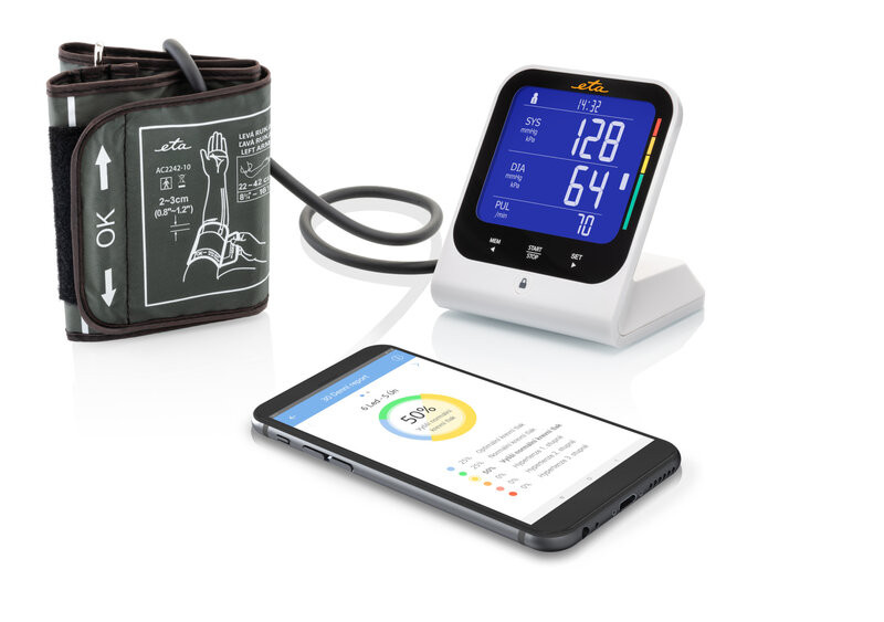 ETA Smart Blood pressure monitor ETA429790000 Memory function, Number of users 2 user(s), Auto power off