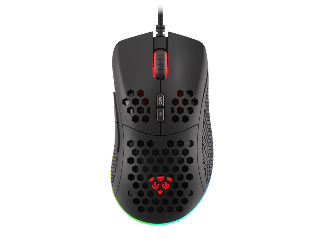 Genesis | Gaming Mouse | Krypton 555 | Wired | Optical | Gaming Mouse | USB 2.0 | Black | Yes