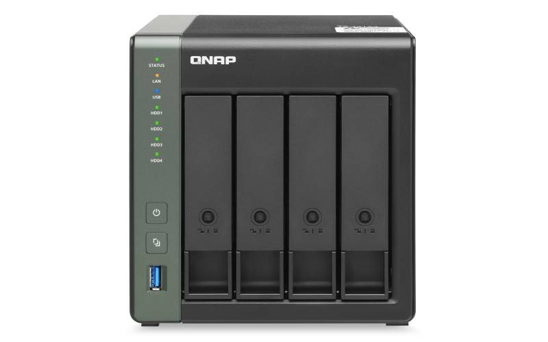 QNAP | 4-Bay QTS NAS | TS-431X3-4G | Up to 4 HDD/SSD Hot-Swap | AnnapurnaLabs Alpine | AL314 Quad-Core | Processor frequency 1.7 GHz | 4 GB | DDR3L