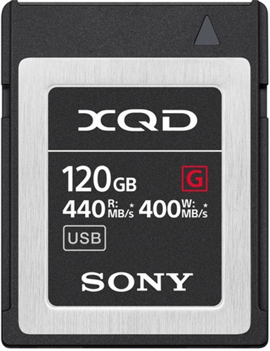 Sony 120GB G Series XQD Memory Card | Sony | G Series XQD Memory Card | 120 GB | XQD | Flash memory class