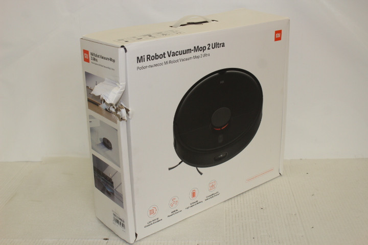 SALE OUT.  | Xiaomi | Robot Vacuum-Mop | Mi 2 Ultra EU | Wet&Dry | Li-ion | 5200 mAh | Dust capacity 4 L | 4000Pa W | Black | DEMO, MISSING CLEANING TOOL