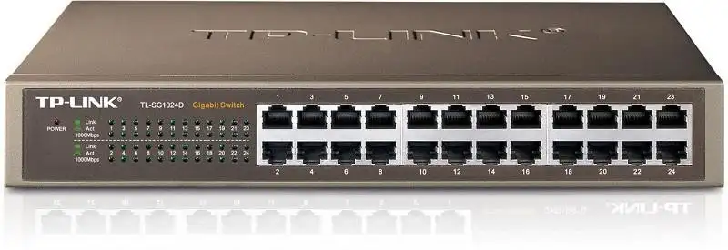 TP-Link TL-SG1024D võrgulüliti Mittejuhitav Gigabit Ethernet (10/100/1000) Hall