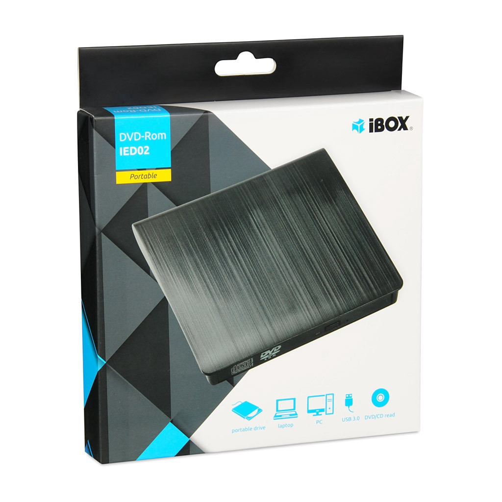 iBox IED02 Väline DVD Lugeja/Kirjutaja