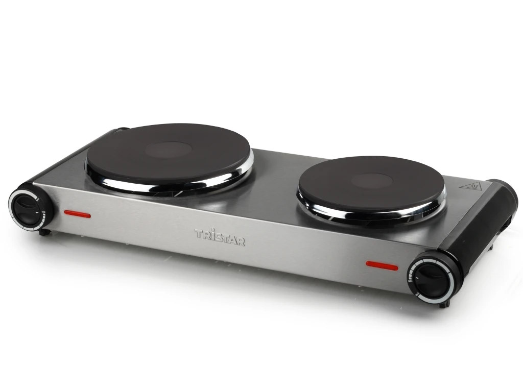 Tristar | Free standing table hob | KP-6248 | Number of burners/cooking zones 2 | 2500 W | Stainless Steel/Black | Electric