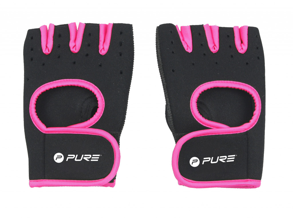 Pure2Improve | Fitness Gloves | Black/Pink