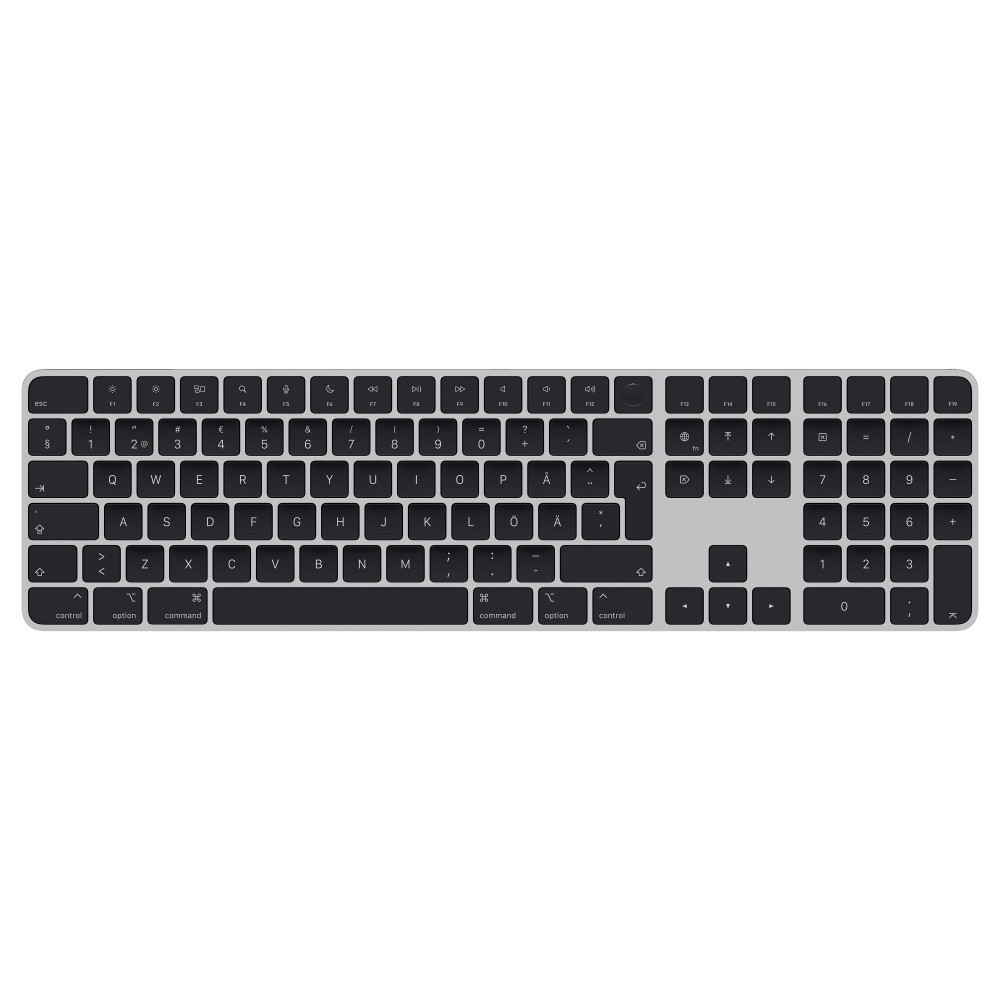 Apple | Magic Keyboard with Touch ID | MMMR3S/A | Standard | Wireless | SE | Bluetooth | Black | 369 g | Numeric keypad